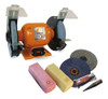 Amoladora De Banco Lusqtoff + Kit Pulir Aceros Cuchillos 0