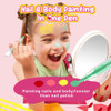 Kit De Maquiagem Bunny Bubbles, Marcadores Laváveis Para Cri 1