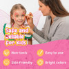 Kit De Maquiagem Bunny Bubbles, Marcadores Laváveis Para Cri 4