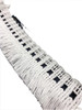 Fleco De Algodón Blanco 4 Cm De Ancho X 10 Metros. Art Bl262 0