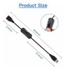 Dfsucces Cable De Extensin Usb 2 Piezas Con Interruptor De E 1
