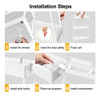 Organizador De Baño Con Ruedas De 3 Niveles - Blanco 6 Organizador De Baño Con Ruedas De 3 Niveles - Blanco 6