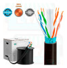Cable Red Cat6 Ftp Blindado 100% Cobre Exterior 80 Metros 3