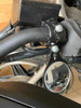 Espejos Café Racer Moto Negros 4