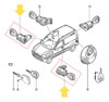 Juego Tambor Cerradura Puertas Renault Kangoo Alternativa 1