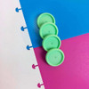 Disco Inteligente Verde Menta 24mm Para Caderno Marpax 12un 2