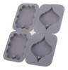 Sabonete Diy De Silicone Em Tablete Vela De 2 X 4 Cavidades 4