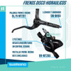 Set Frenos Disco Hidráulico Shimano Bl-mt200/315 Del + Tras 2