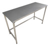 Mesa Bancada 140x40 Armario De Inox Multiuso Lanchonete 0