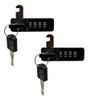 Puyueo 2 Sets Mechanical Code Lock Digital Combination Cabin 0
