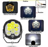 Farol Led Redondo 50w 5 Polegadas Para Jipe 1