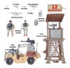 Estacion Garage Fuerte Militar Juego De Soldadito Kit Grande 1
