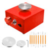 Mini Máquina De Roda De Cerâmica Elétrica Vermelho 0