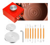 Mini Máquina De Roda De Cerâmica Elétrica Vermelho 5