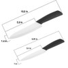 6pcs Cuchillo De Cerámica Set Chef Cuchillos De Cocina 3  4 5