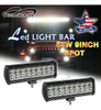 2pc 54w 9'' Spot Led Barra De Luz De Trabajo Niebla Lámpara 2
