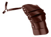 Pauldron Medieval De Ombro Único, Capa De Ombro Marrom 6