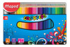 Lapices Colores Maped Caja Metalica X48 Serviciopapelero 0