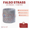 Falso Strass 24 Líneas Plateado Por 1 Metro! Mayorista! 1 Falso Strass 24 Líneas Plateado Por 1 Metro! Mayorista! 1