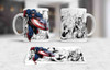 Plantillas Tazas Super Heroe P/sublimar Imprimibles Editable 3