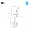 Accesorio Percha Fv Libby Baño 2 Unidades Perchero 0166/39 1