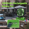 Ventilador De Campamento Con Linterna Led, 2