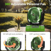 Ventilador De Campamento Con Linterna Led, 4