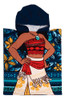 Poncho De Toalla Infantil Piñata Moana Con Capucha 50x120cm 0