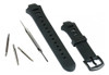 Substituição De 18mm Strap Black Para Suunto Observer Sr 4