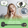 Adaptador De Salida De Secador, Cable De Enchufe De Secadora 1