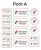 Etiquetas Para Útiles Escolares  Personalizadas Impermeables 3