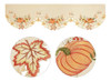 Simhomsen Beige Bordado Calabazas Otoño Otoño Repisa Repisa 1
