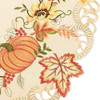 Simhomsen Beige Bordado Calabazas Otoño Otoño Repisa Repisa 2