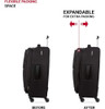 Swissgear 4010 Equipaje Blando Con Ruedas Giratorias, Negro, 4