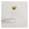 Aceitera Medidora Bombe Facetada Con Tapa De Bamboo 650 Ml 3