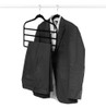 Perchas De Plastico Negra    Negra       Pieza Pantalonera 6