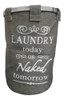 Cesto Laundry Plegable Para Ropa Sucia Limpia Gris Claro 0