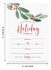 Bliss Collections Invitaciones A Fiestas Navideñas Con Sobre 3