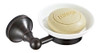 Accesorio Jabonera Negro Mate Vanitory Con Plato 0