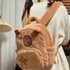 Mochila Fofa De Boneca Capivara De Pelúcia, Mochila De Grand 3