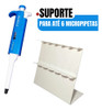 Micropipeta Variável 100 A 1000ul C/suporte P/6 Micropipetas 1