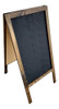 Pizarra Para Bar Pizarron Doble Vereda Restaurant  120x60cm 0