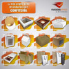 Cajas Para Tortas Desayunos Mediana 25x25x12 Con Visor X 25 7