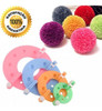 Aparelhos Manual Faz Fazer Criar Tear Enrolar Pompom Lã. 2
