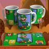 Kit Diseños Plantillas Tazas Super Mario Bros Sublimación 0