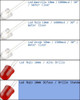 Led Rojo 10mm Difuso Brillo Standard-p 1
