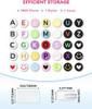 Kit De 7 Estuches De Cuentas De Letras Para Pulseras 9800 Pi 1