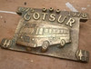 Bronce De Escritorio Porta Banderas Cotsur 1