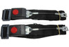 Juego De 2 Cinturónes De Seguridad 3 Puntos Negro 2
