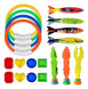 19 Pcs Brinquedos De Mergulho Underwater Piscina Afundamento 0